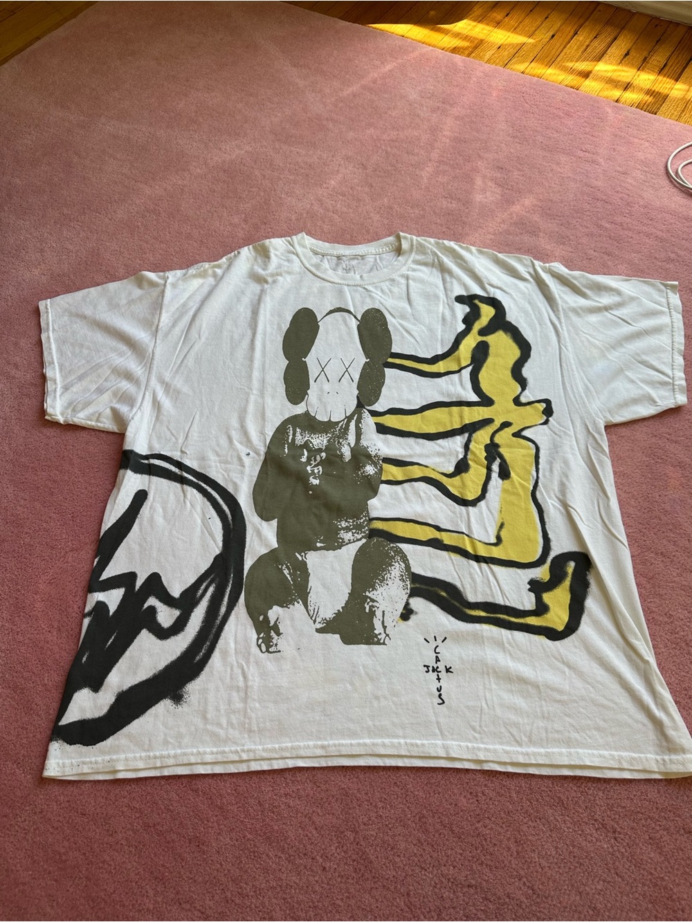 Cactus Jack Travis Scott x Kaws tee
